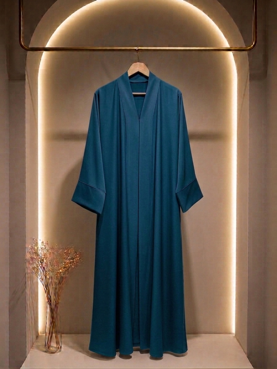 Premium Zafran fabric known for its effortless flow.(Deep Petrol)