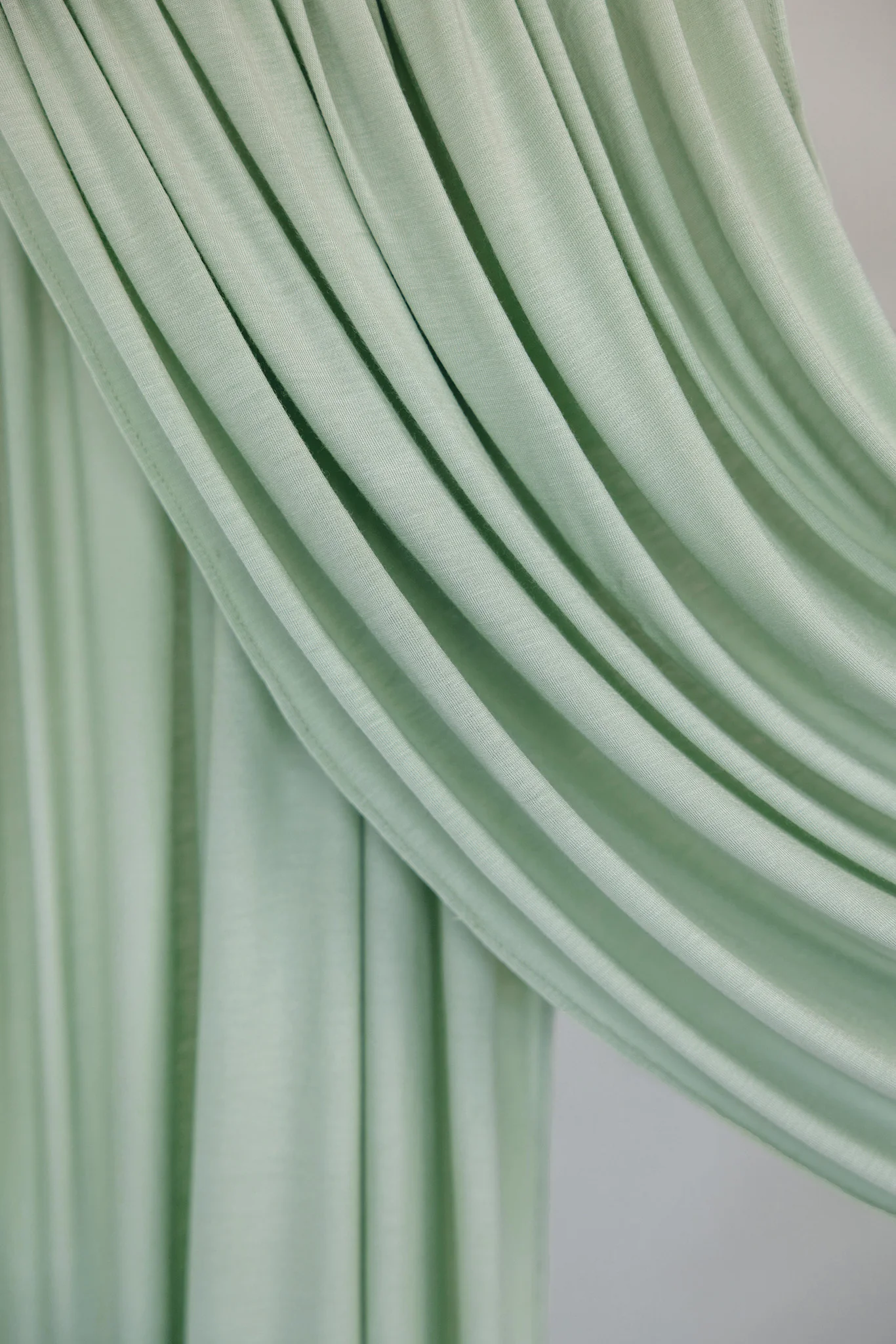 The Signature Jersey Drape (Mint green)