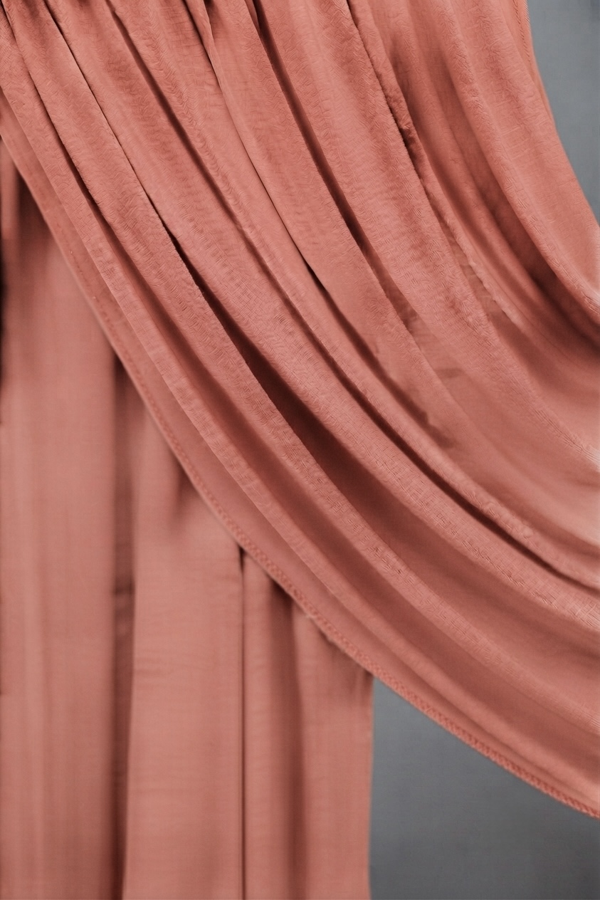 The Signature Jersey Drape (Coral)